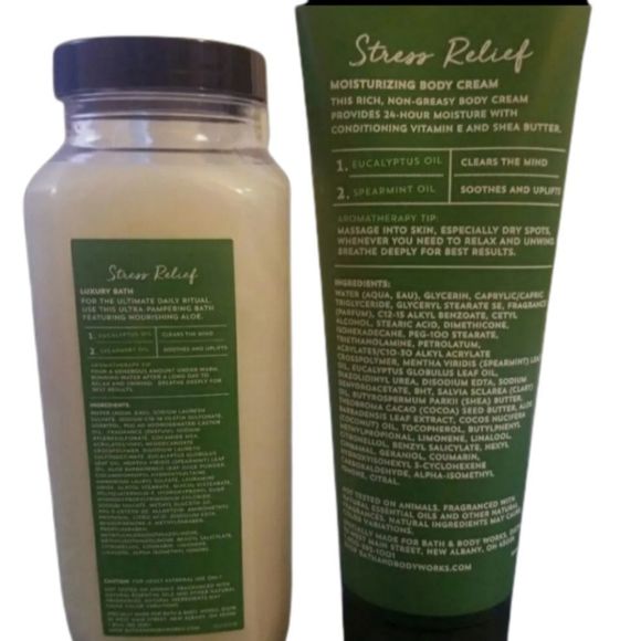Bath and Body Works Aromatherapy Bath Salt and Body Cream - Picture 4 of 4